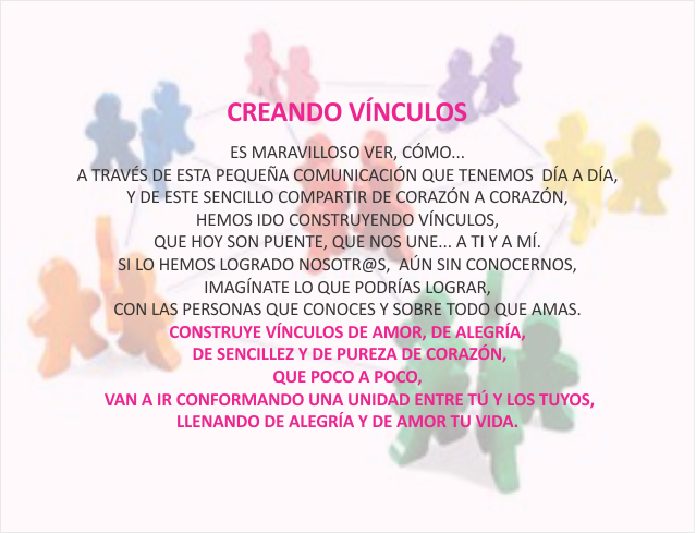 Creando vínculos
